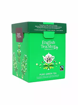 ENGLISH TEA SHOP | Grüner Tee, BIO Fairtrade, Loser Tee, 80g Box | 